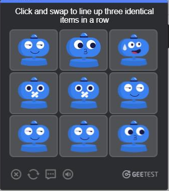 GeeTest: Icon crush