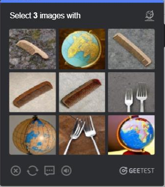 GeeTest: Image select