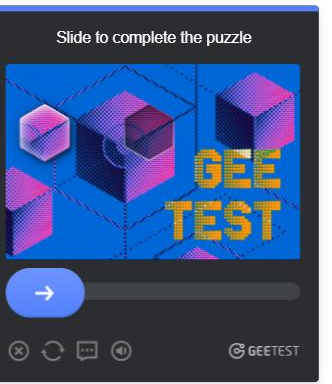 GeeTest: Slide